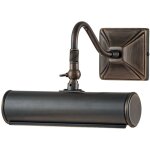 Picture light - applique murale � 1 ampoule small picture bronze fonc�, e14 - elstead