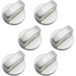 Pi�ces boutons de commande universels en m�tal bouton cuisini�re � gaz 6mm boutons de contr�le universels ...