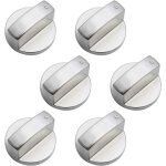 Pi�ces boutons de commande universels en m�tal bouton cuisini�re � gaz 6mm boutons de contr�le universels ...