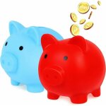 Piece mignonne tirelire cochon en plastique tirelire adulte tirelire cochon tirelire tirelire en plastique ...