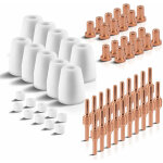 Kit de pices d'usure 60 pices pour le dcoupeur plasma pt - 31 accessoires plasma - stahlwerk
