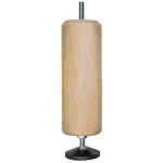Pied central bois hauteur r�glable 15 � 17 cm
