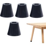 Pieds de chaise en caoutchouc � visser, coussinets de pare - chocs en caoutchouc, 4 pi�ces pieds en caoutchouc ...