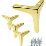 Pieds de meuble anchor dor� chrom� hauteur 13 cm pieds de meuble