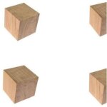 Pied de meuble ch�ne 5 cm lot 4 pcs