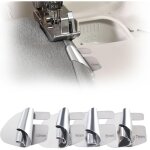 Pied surjeteuse pour machine � coudre 4 pi�ces pied de biche universel pour ourlet roulott� pied de biche ...