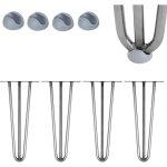 Pied de table 4er set pingle  cheveux pied pingle  cheveux cadre de table chemins de table pieds ...