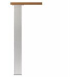 Pieds de table acier 705 - carr� 80 - quadra 649 - camar