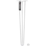 Holzbrink - pied de table en acier hairpin triple barre 12 mm, hauteur: 100 cm, acier brut, 1 pcs, hlt ...