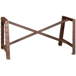 Pied de table en fer, l146xpr75xh72 cm