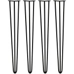Pied de table metal 71cm, pied de meuble 3 tiges durable, avec vis et protecteurs de sol, pied en Épingle ... Pied de table metal 71cm, pied de meuble 3 tiges durable, avec vis et protecteurs de sol, pied en Épingle ...