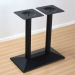 Pieds de table, mtal, noir, 75 cm de hauteur, cadre de table, chemins de table, pieds de table modernes ...