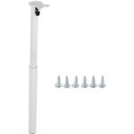 Pied de table pliant 2843, 3 po support de bureau r�glable en hauteur en acier inoxydable pour yachts ...