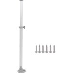 Pied de table r�glable en hauteur de 510 � 760mm, support t�lescopique pliable pour camping - car, caravane, ...