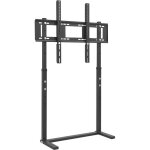 Pied tv derrire meuble tl - meuble tv sur pied pour ecrans lcd / led / plasma 32 - 100 pouces hauteur ...