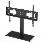 Pied tv universel support tv sur socle pour tlvisions de 32  55 pouces lcd / led / plasma et hauteur ...
