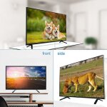 Pieds de tv universel, support tv pied pour t�l�viseurs � �cran plat, compatible avec la plupart des ...