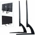 Gojoy - pied universel pour tv plat et courb�, pieds et pieds - r�glable en hauteur - support pour t�l�viseur ...
