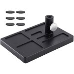 Pi�destal de montage de mouches pince de base �tau de montage de mouches accessoire de p�che flexible ...