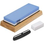 Pierre � aiguiser, ensemble aiguiseur de couteau professionel 1000 / 6000 double face aiguiseur de couteaux ...