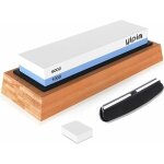 Pierre � aiiser, aiiseur couteaux, pierre d'aff�tage, 2 in 1 1000 / 6000 grit pierre � aff�ter avec base ...