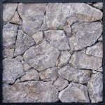 Pierres s�ches - parement mural - silver - caisse 13 m� - naturelle - (13 m�)