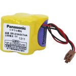 Panasonic ? batterie lithium 6v 2400mah ? pile sp�ciale pour machines cnc ? fiche m�le incluse ? remplace ...