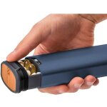 Pilulier bleu fonc� 7 jours par jour ? pilulier de voyage hebdomadaire ? belle bo�te � pilules pour vitamines, ...