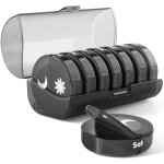 Pilulier semaine matin midi soir 14 compartiments bo�te � pilules medicaments 7 jours