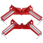 Pince � angle droit � 90 degr�s pour le travail du bois, 4pcs presses d'angles ensemble machoire etau ...