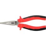 Ks tools - pince  becs demi - ronde ks,  poignes bi - composants longueur 165 mm - 115. 1023