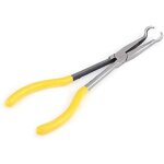 Pince � bec long courb� en acier 270mm 45�, 90 � et en o pour circlips ext�rieur - csparkv