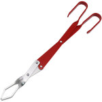 Pinces � bois de chauffage en aluminium � long manche pour barbecue, camping et ext�rieur