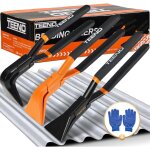 Pince � border 3x pince � plier 0� 45� 90� , lot de 3 pinces pliantes � t�le avec mitaine , en acier ...