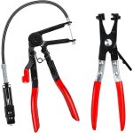 Pince � collier durite 2 pi�ces pour r�paration voiture et �chappement