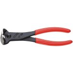 68 01 180 ean pince coupante de devant gain�es en plastique atramentis�e noire 180 mm - knipex