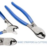 Pince � d�nuder 215 mm coupe - c�ble �lectrique r�glable cisaille c�ble �lectrique outil de coupe pour ...