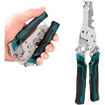 Pince � d�nuder pliable 18 en 1, multifonctionnelle pince � d�nuder pliable pour �lectriciens, construction ...
