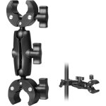Pince double pour appareil photo pince de support super clamp pour support de lumi�re parapluie tr�pied ...