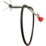 Pince de drain flexible � 4 griffes pour d�boucher �vier, toilette et canalisations - 0. 6m