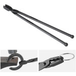 Pinces de forgeron � m�choires de loup mophorn 18 pouces, pinces de forge en acier au carbone avec rivets ...