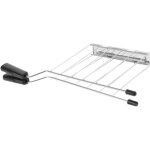 Pince � grille - pain, avec cadre et base en acier, poign�es en plastique r�sistant � la chaleur, compatible ...
