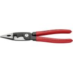 13 81 200 pince pour installations lectriques gaines en plastique atramentise noire 200 mm - knipex ...