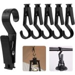 Pince � linge rotative 5 pi�ces cintres en plastique avec pince grosse pinces � linge crochet a accrocher ...