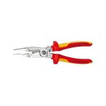 Knipex 13 96 200 pince pour installations �lectriques isol�es par gaines bi - mati�re, certifi�es vde ...