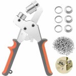 Pinces � oeillets, kit professionnel de per�age � oeillets, 100 pi�ces (diam�tre int�rieur 10 mm) pinces ...