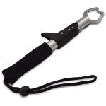 Pince de p�che portable en acier inoxydable - poign�e � l�vres pour attraper la carpe