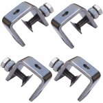 Pince robuste acier inoxydable, 4 pi�ces serre - joints c, pince c robuste, pince fixation travail bois, ...