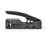 Pince  sertir cat5 cat5e cat6 cat6a cat7 rj11 rj12 rj45 coupe dcapage pince acier abs noir nedis