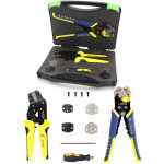 Pinces  sertir, pinces  sertir  cliquet d'ingnierie, pinces  dnuder bootlace ferrule crimper, kit ...